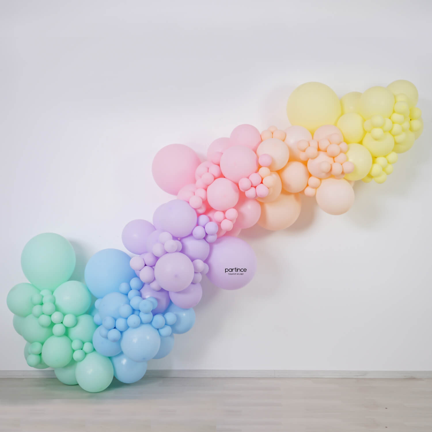 BALON MAKARON KALİSAN 5 İNÇ KARIŞIK 100 LÜ