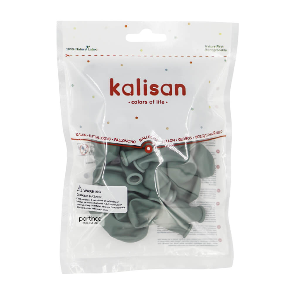 BALON RETRO KALİSAN 5 İNÇ ADA ÇAYI 100 LÜ