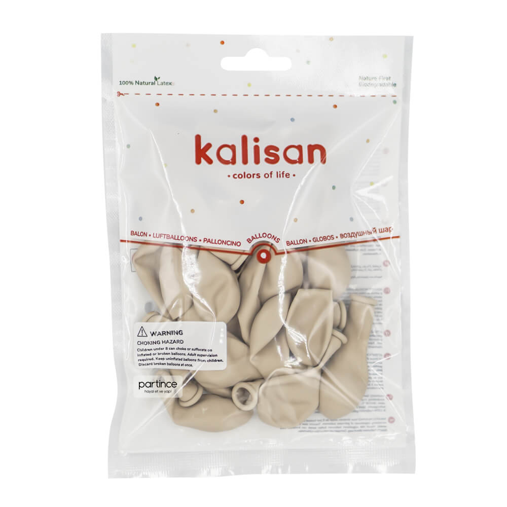 BALON RETRO KALİSAN 5 İNÇ DENİZ KUMU 100 LÜ