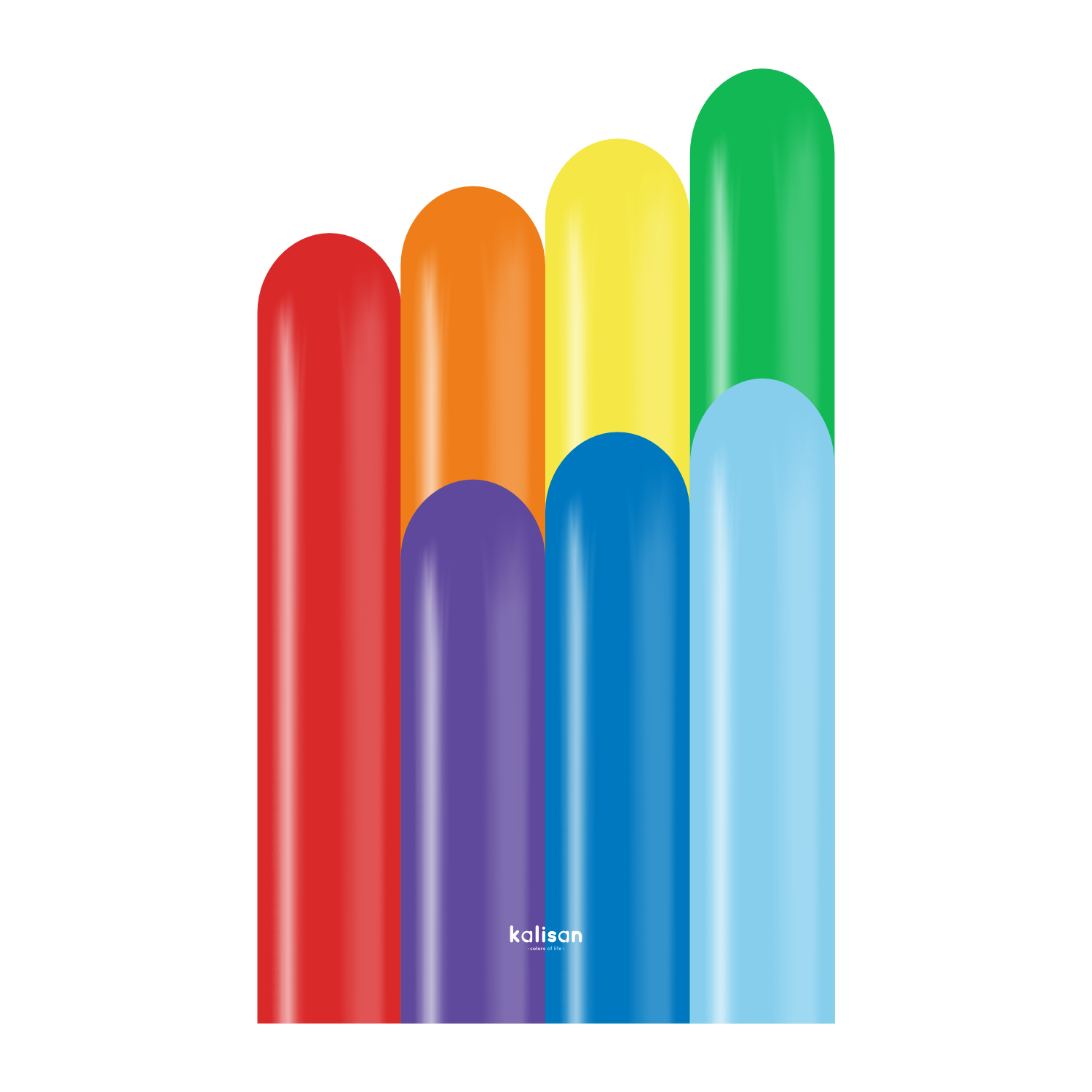 BALON RAINBOW KALİSAN SOSİS MIX COLOR 100'LÜ