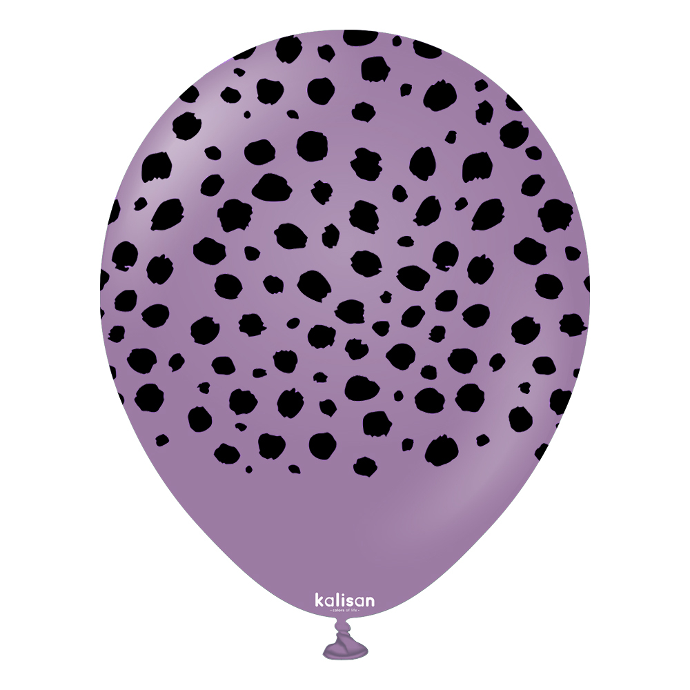 BALON BASK.KALİSAN 12 İNÇ SAFARİ ÇİTA LAVANTA 25 Lİ