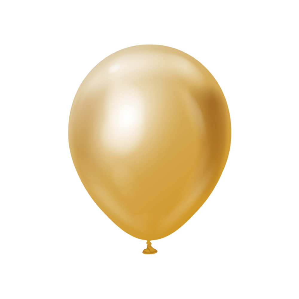 BALON KROM KALİSAN 12 İNÇ AYNA ALTIN 50 Lİ