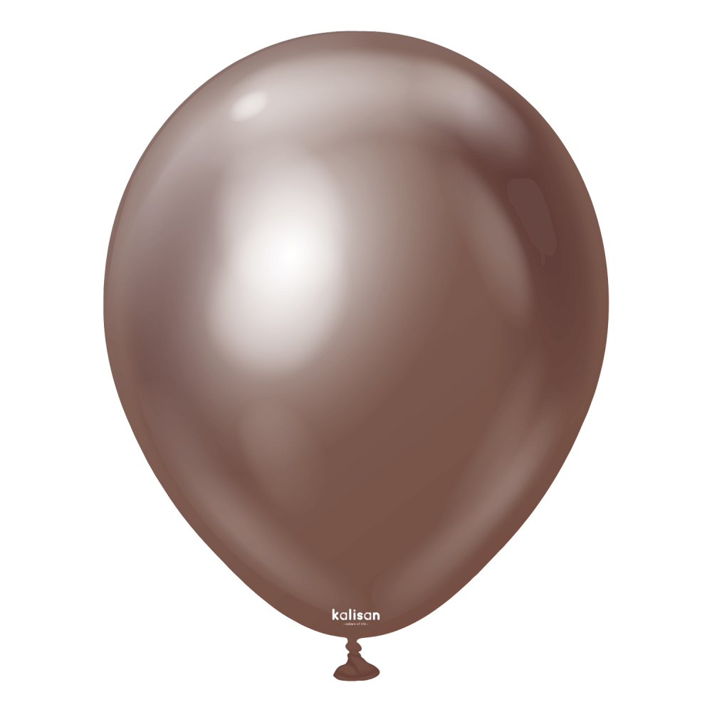 BALON KROM KALİSAN 12 İNÇ AYNA ÇİKOLATA 50 Lİ