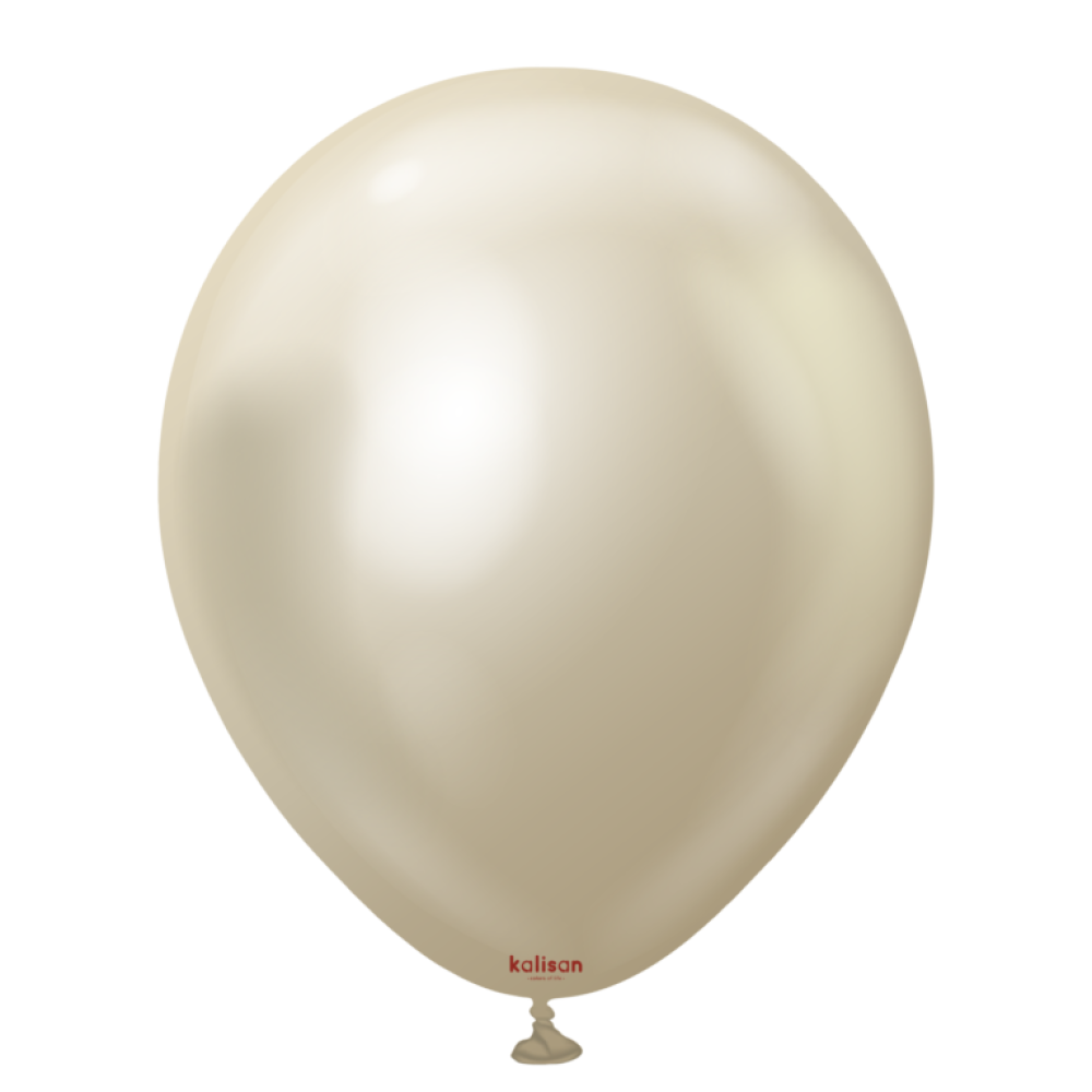 BALON KROM KALİSAN 12 İNÇ AYNA PEMBE ALTIN 50 Lİ