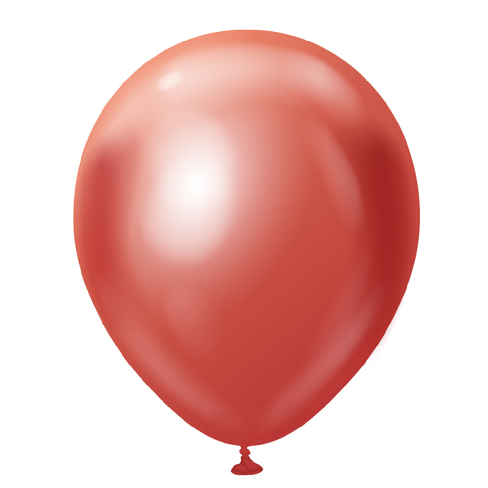 BALON KROM KALİSAN 18 İNÇ AYNA KIRMIZI 25 Lİ