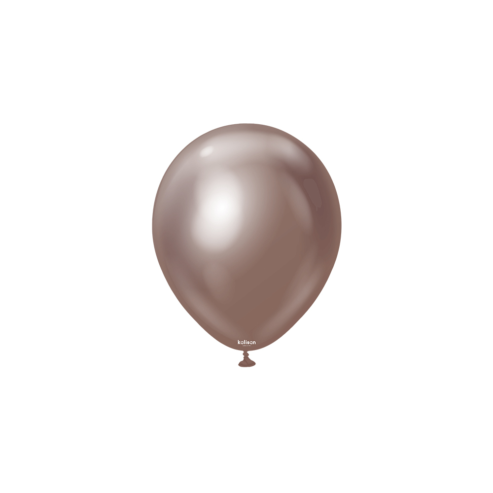 BALON KROM KALİSAN 5 İNÇ AYNA ÇİKOLATA 100 LÜ