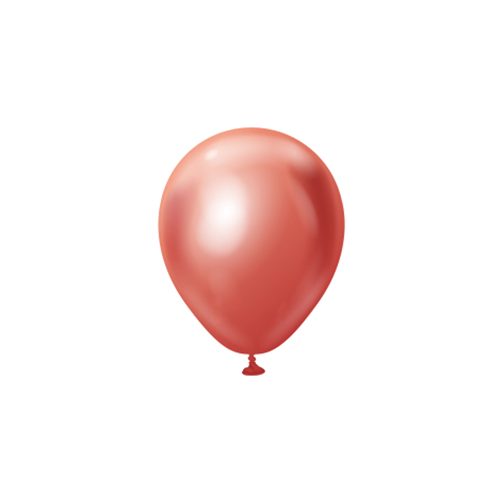 BALON KROM KALİSAN 5 İNÇ AYNA KIRMIZI 100 LÜ
