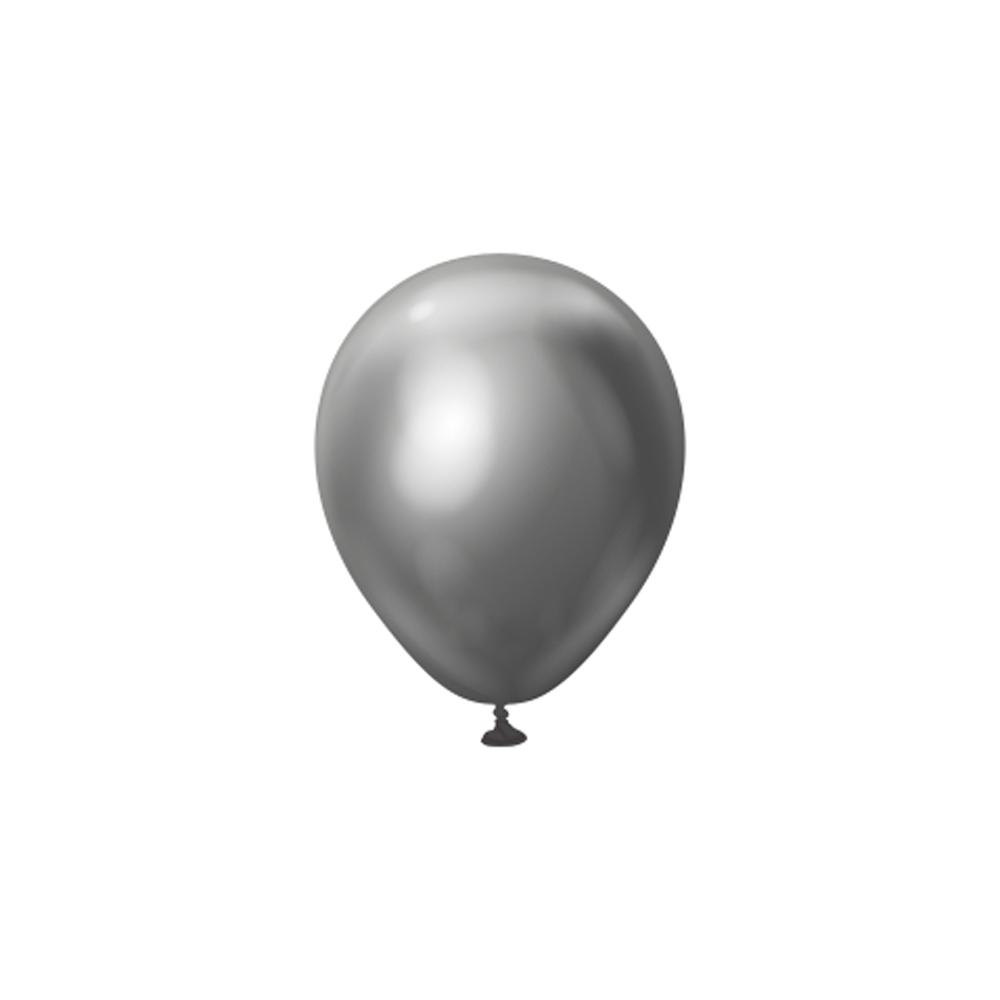 BALON KROM KALİSAN 5 İNÇ AYNA SİYAH 100 LÜ