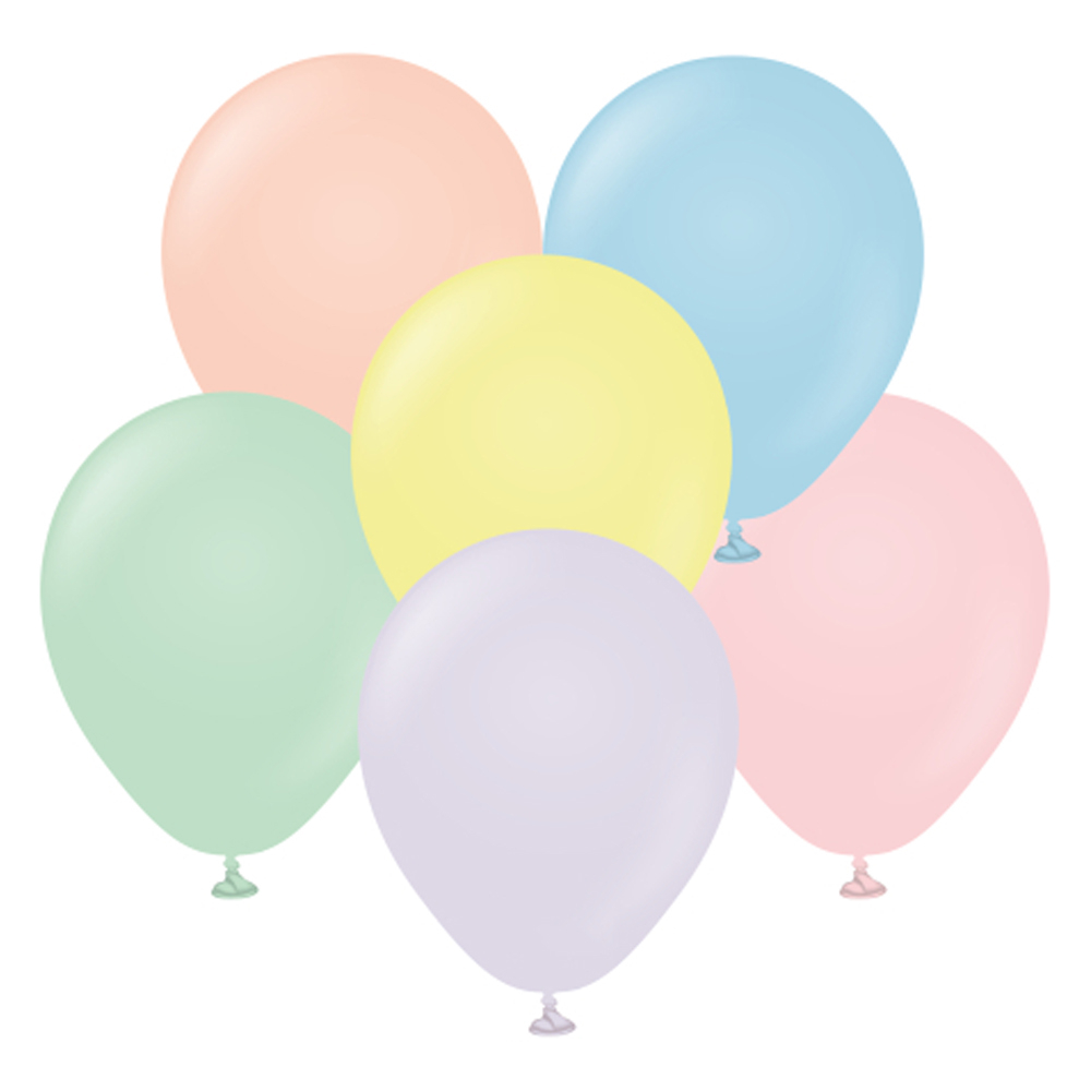 BALON MAKARON KALİSAN 5 İNÇ KARIŞIK 100 LÜ