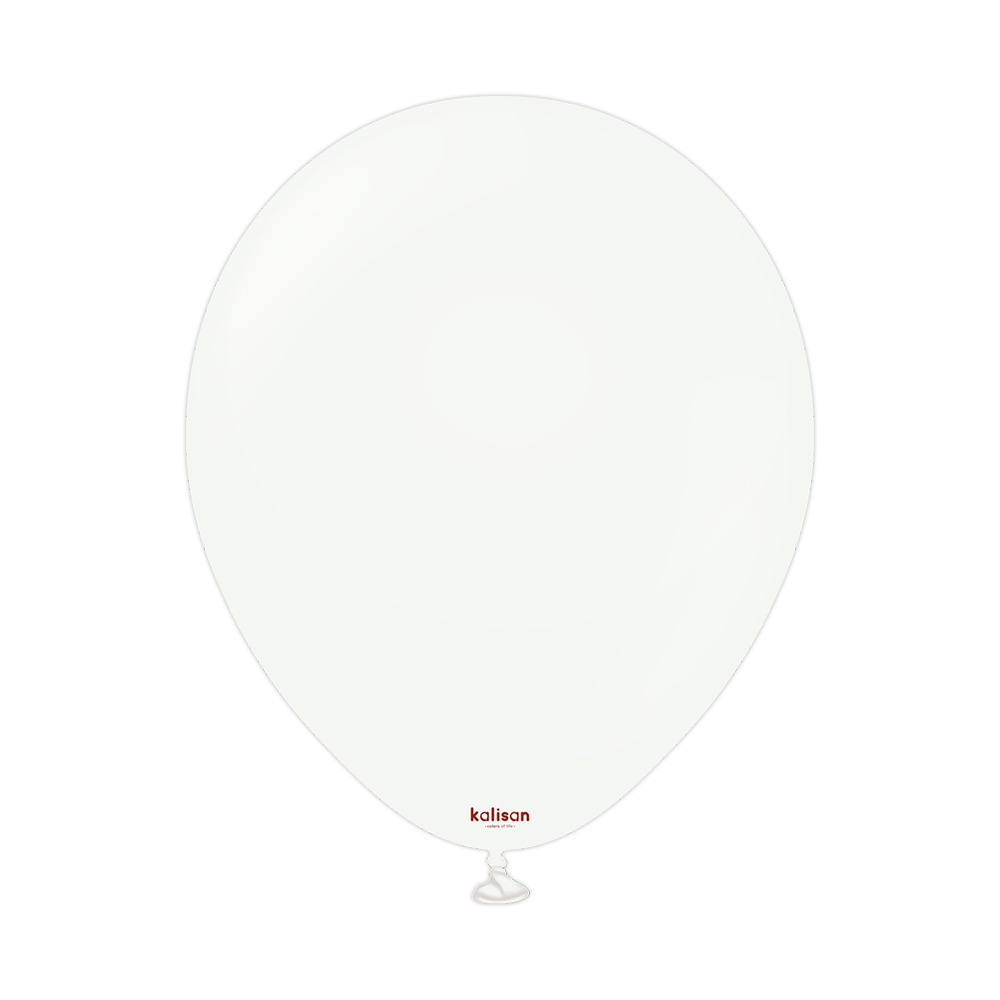 BALON PASTEL KALİSAN 12 İNÇ BEYAZ 100 LÜ