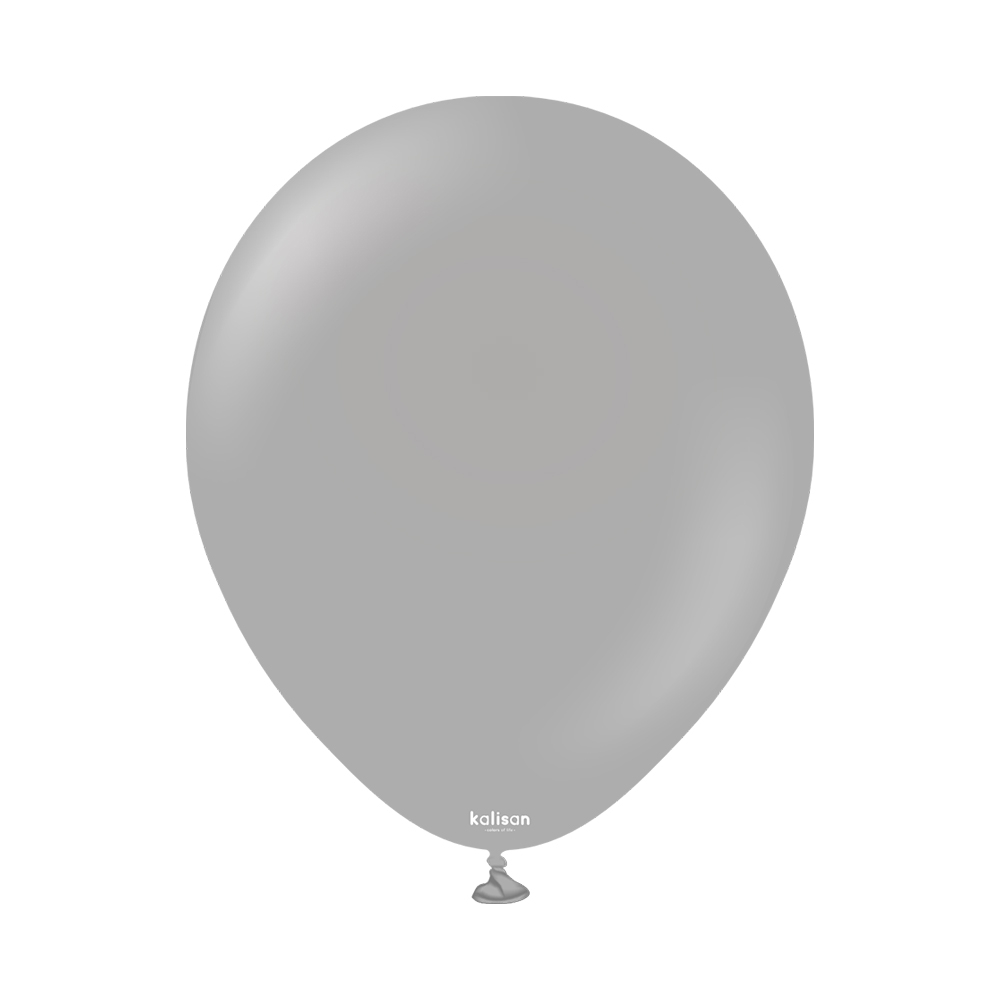 BALON PASTEL KALİSAN 12 İNÇ GRİ 100 LÜ