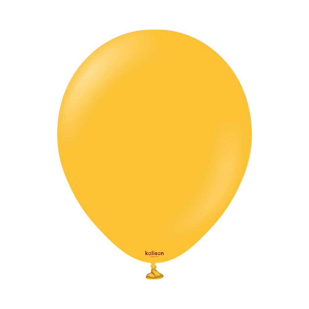 BALON PASTEL KALİSAN 12 İNÇ HARDAL 100 LÜ