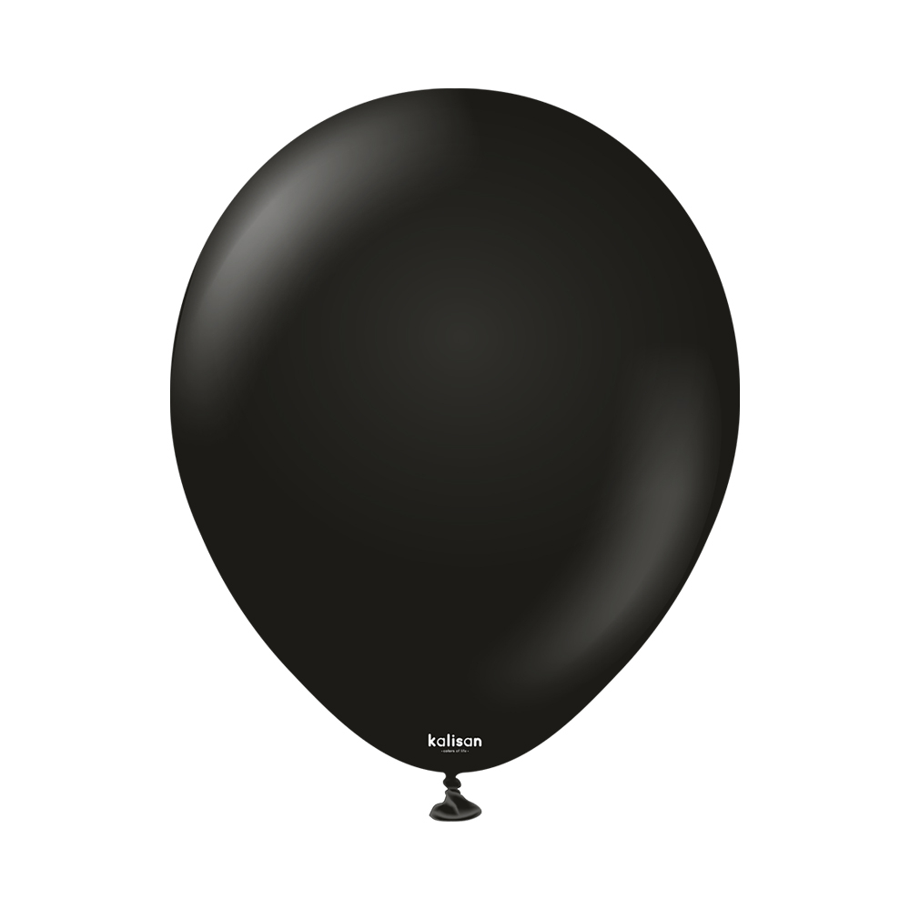 BALON PASTEL KALİSAN 12 İNÇ SİYAH 100 LÜ
