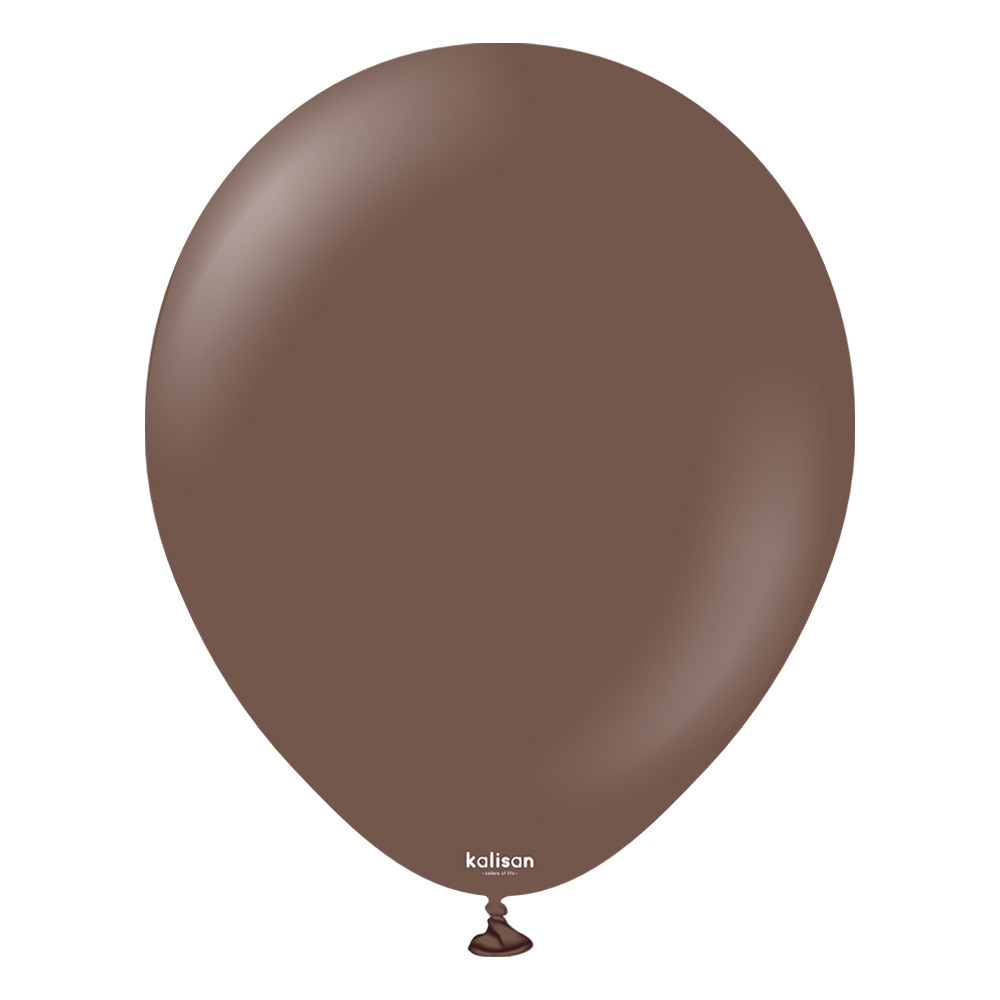 BALON PASTEL KALİSAN 18 İNÇ CHOCOLATE BROWN 25 Lİ