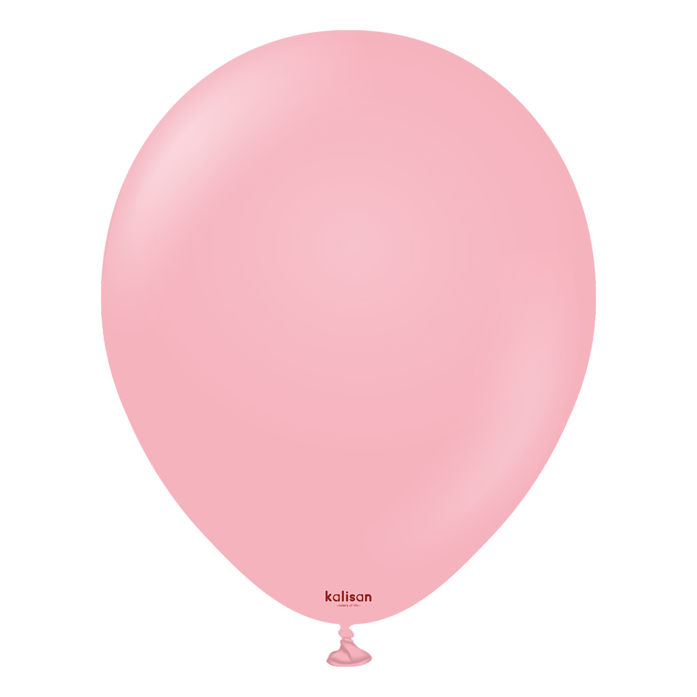 BALON PASTEL KALİSAN 18 İNÇ DOĞAL PEMBE 25 Lİ