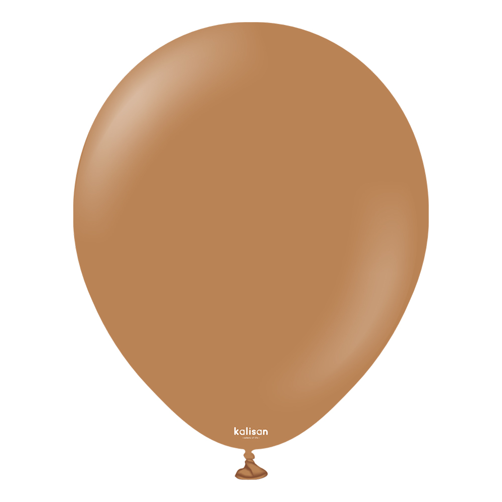 BALON PASTEL KALİSAN 18 İNÇ KARAMEL KAHVE 25 Lİ