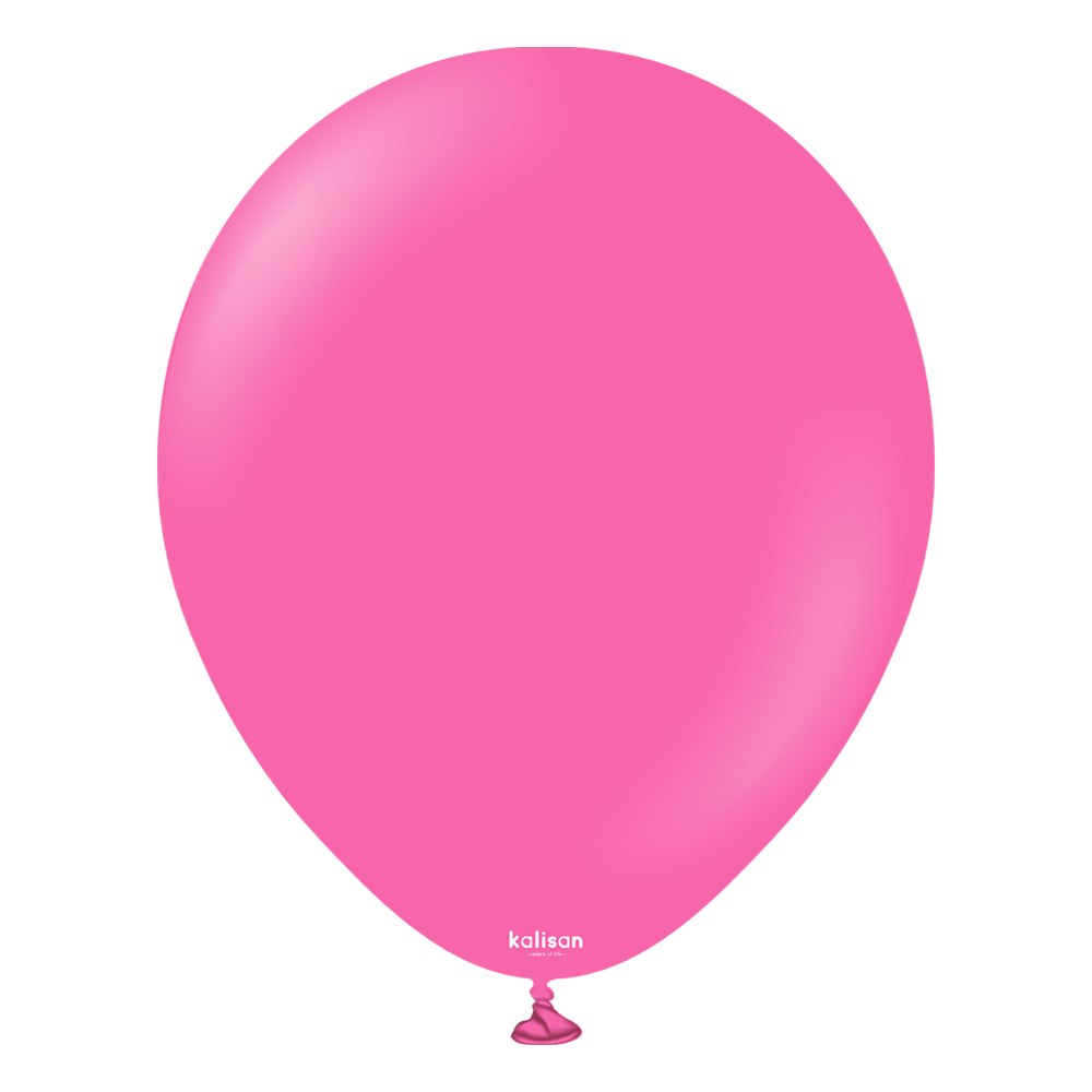 BALON PASTEL KALİSAN 18 İNÇ KOYU PEMBE 25 Lİ