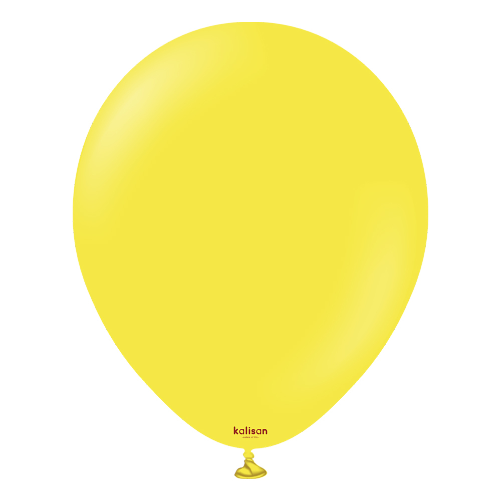 BALON PASTEL KALİSAN 18 İNÇ SARI 25 Lİ