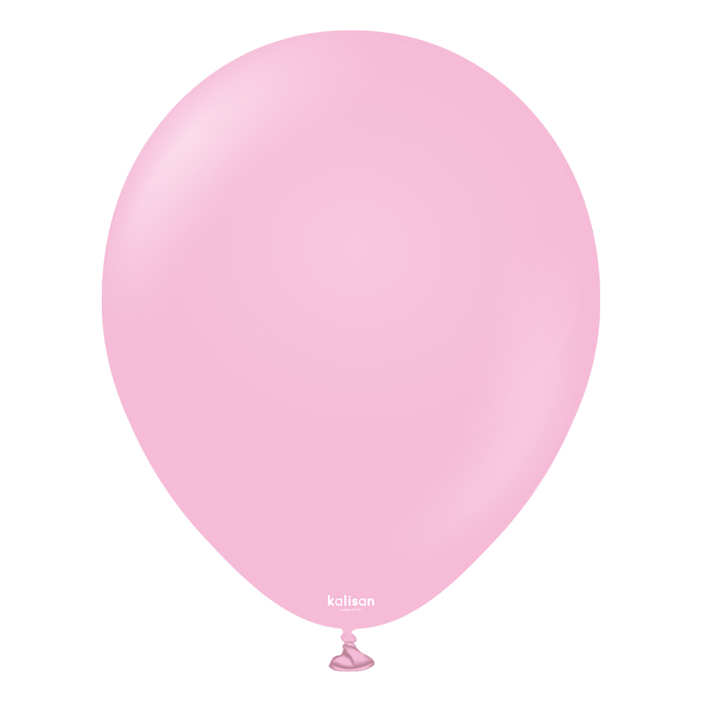BALON PASTEL KALİSAN 18 İNÇ ŞEKER PEMBE 25 Lİ