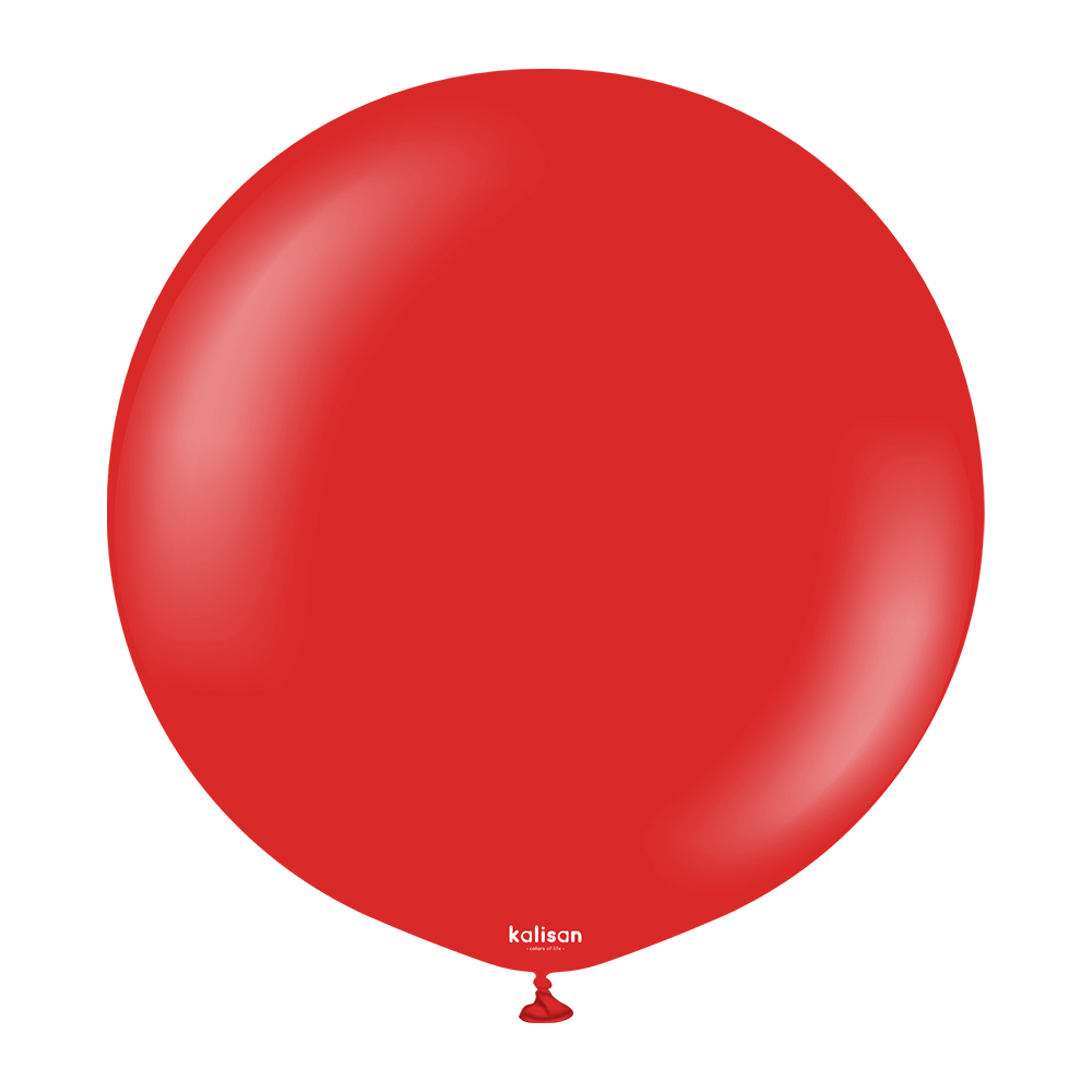 BALON PASTEL KALİSAN 24 İNÇ KIRMIZI 2 Lİ