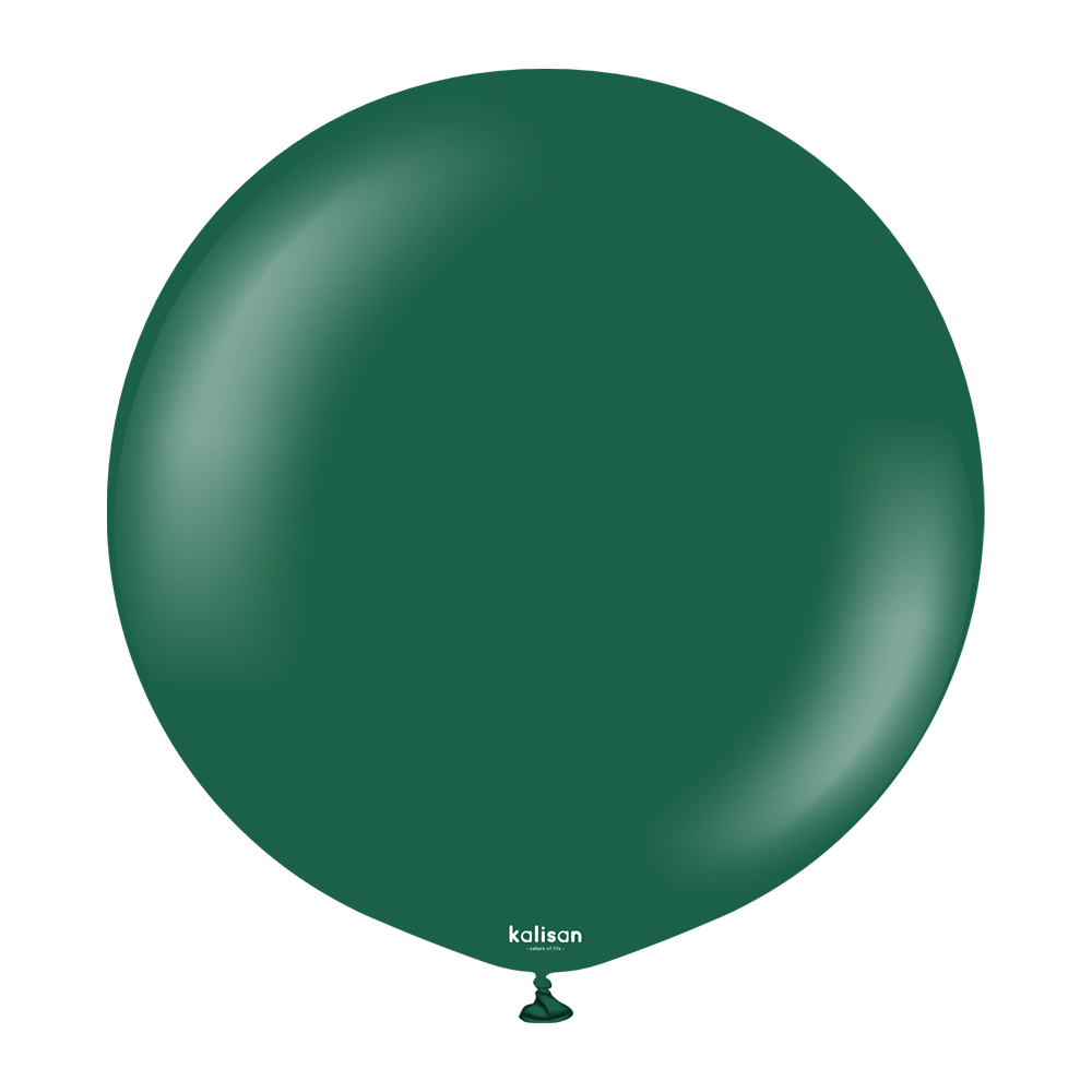 BALON PASTEL KALİSAN 24 İNÇ KOYU YEŞİL 2 Lİ