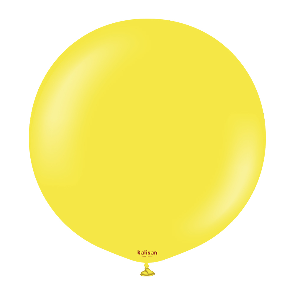 BALON PASTEL KALİSAN 24 İNÇ SARI 2 Lİ