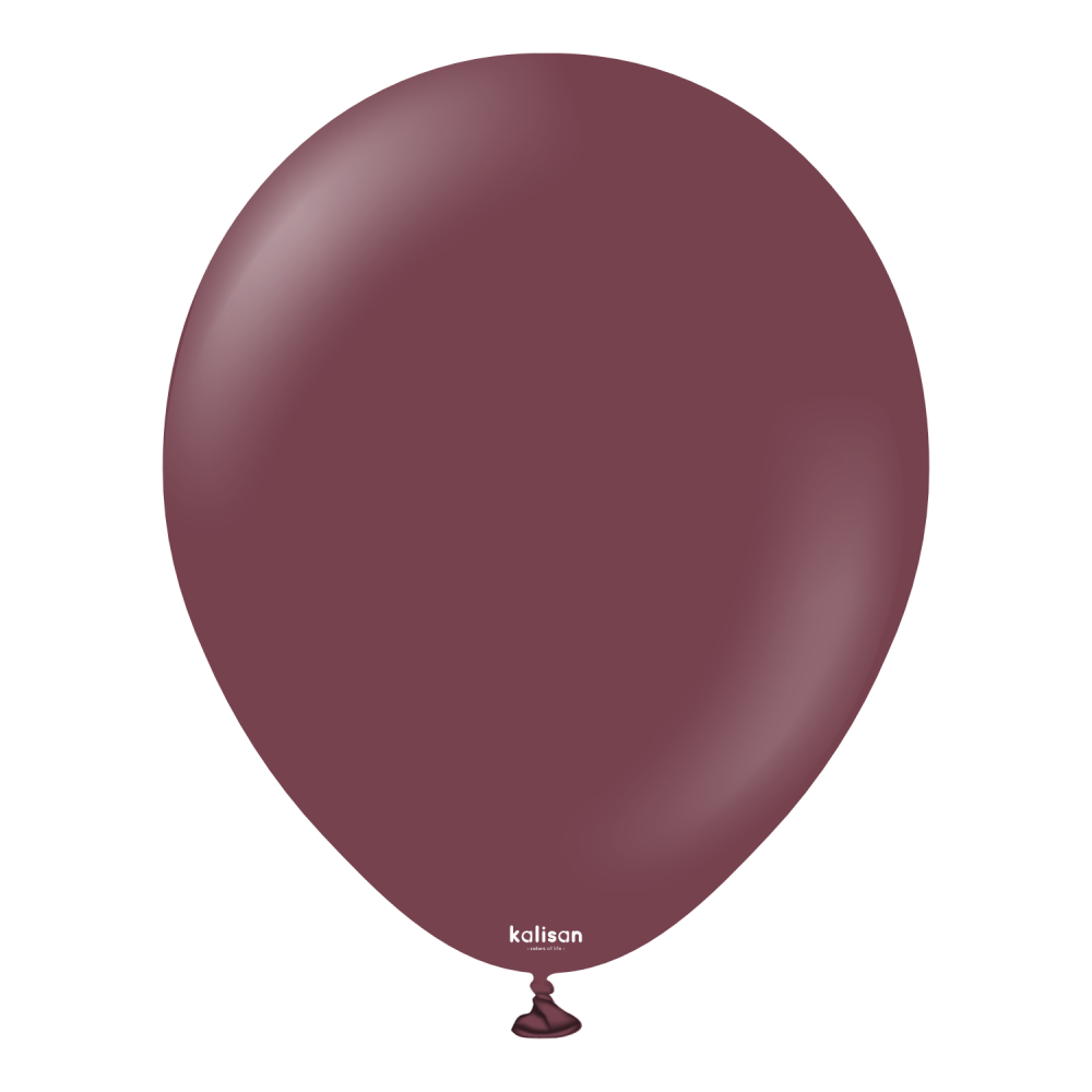 BALON PASTEL KALİSAN 5 İNÇ BURGUNDY 100 LÜ