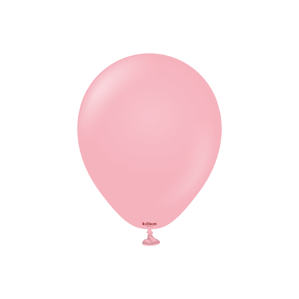 BALON PASTEL KALİSAN 5 İNÇ DOĞAL PEMBE 100 LÜ