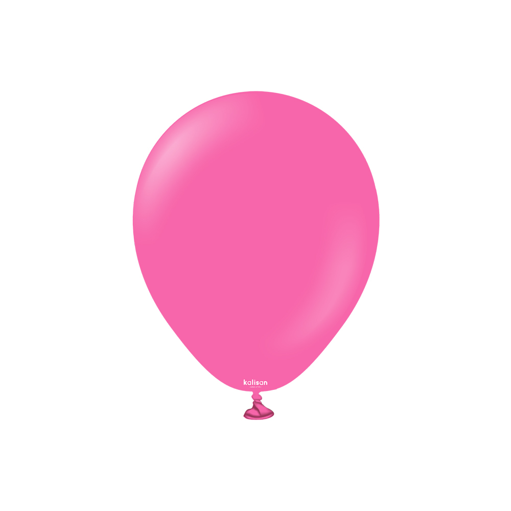BALON PASTEL KALİSAN 5 İNÇ KOYU PEMBE 100 LÜ