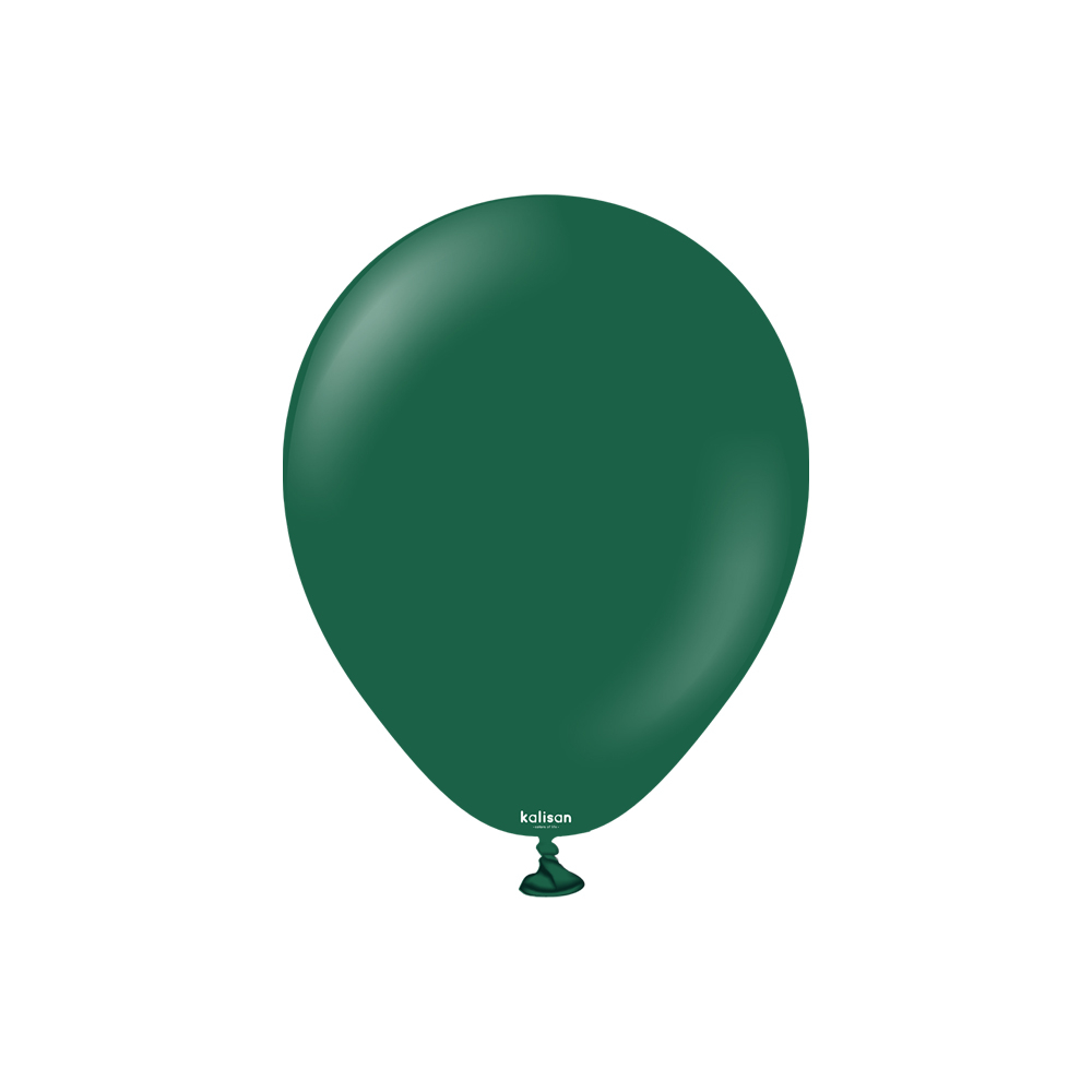BALON PASTEL KALİSAN 5 İNÇ KOYU YEŞİL 100 LÜ