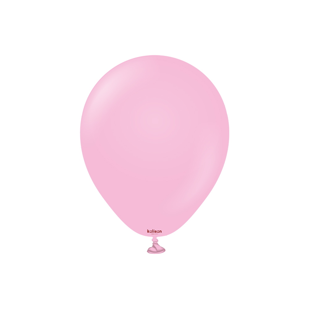 BALON PASTEL KALİSAN 5 İNÇ ŞEKER PEMBE 100 LÜ