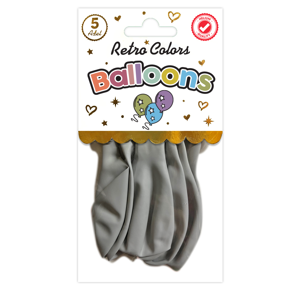 BALON PERAKENDE RETRO DUMAN 5 Lİ