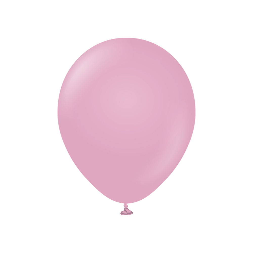 BALON RETRO KALİSAN 12 İNÇ TOZ PEMBE 100 LÜ