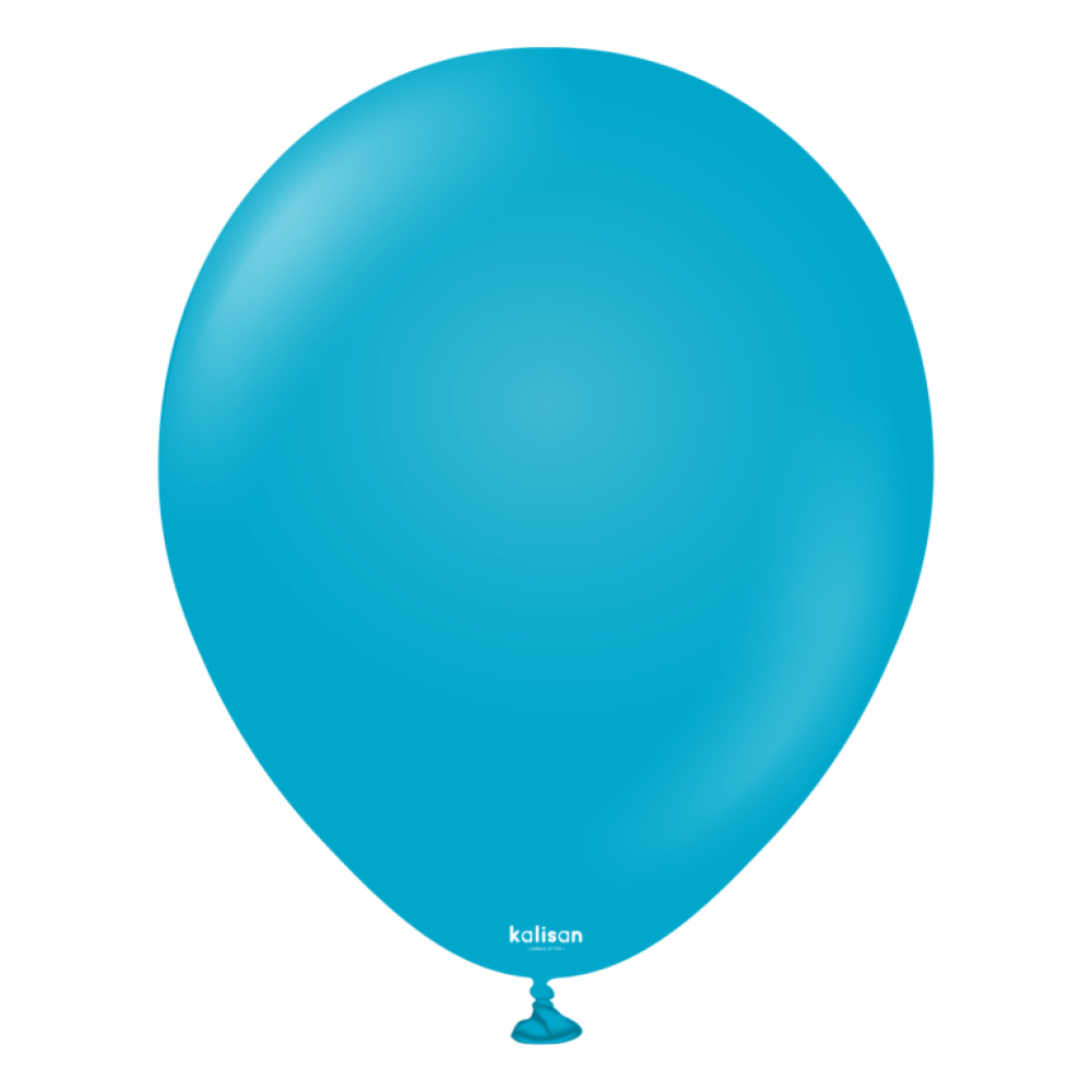 BALON RETRO KALİSAN 18 İNÇ MAVİ CAM 25 Lİ