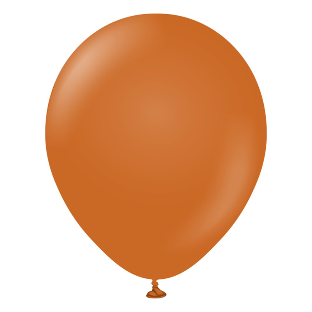 BALON RETRO KALİSAN 18 İNÇ YANIK TURUNCU 25 Lİ