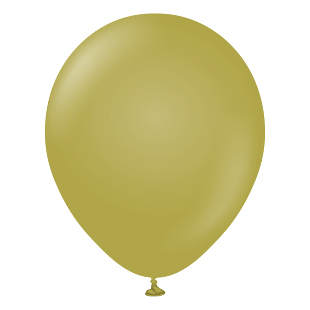 BALON RETRO KALİSAN 18 İNÇ ZEYTİN 25 Lİ