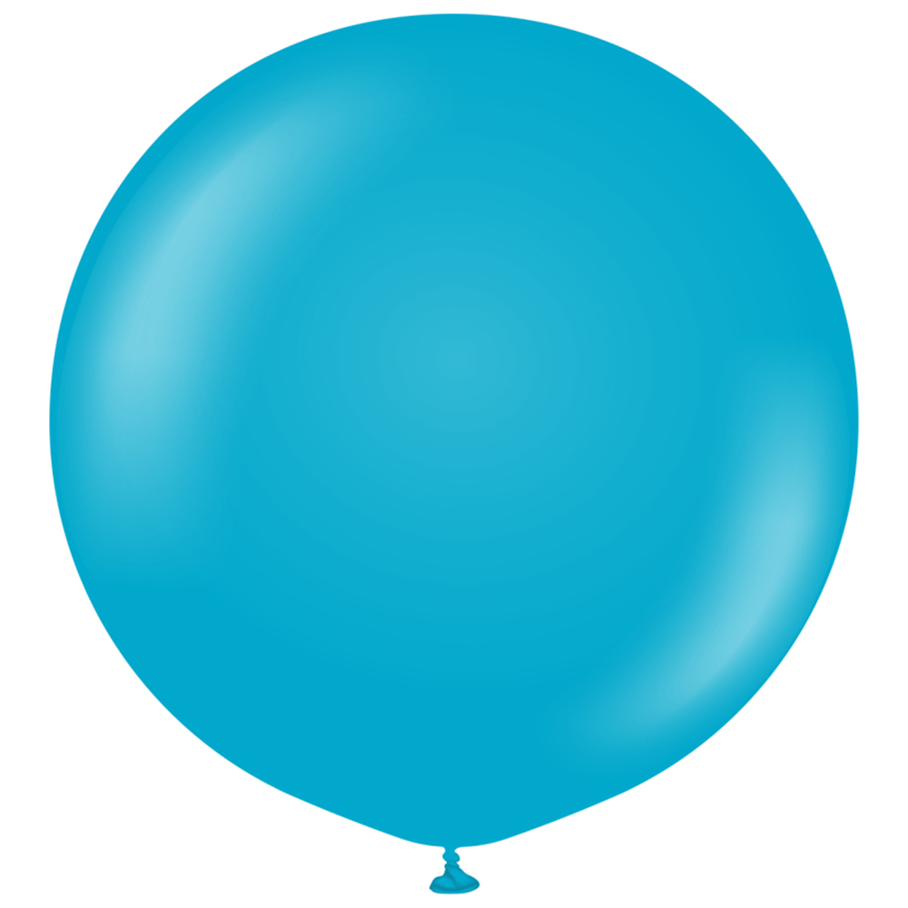  BALON RETRO KALİSAN 24 İNÇ MAVİ CAM 2 Lİ