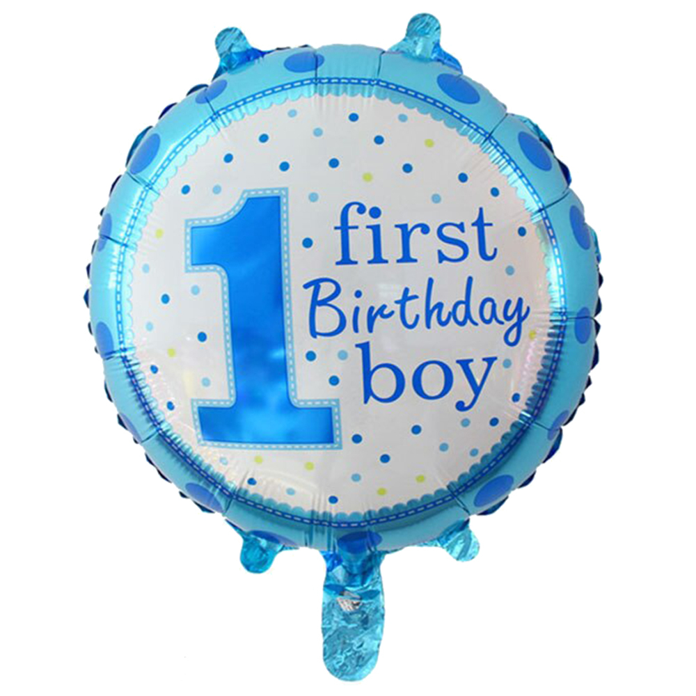 FOLYO BALON 1 YAŞ GÜNÜ 18inç MAVİ