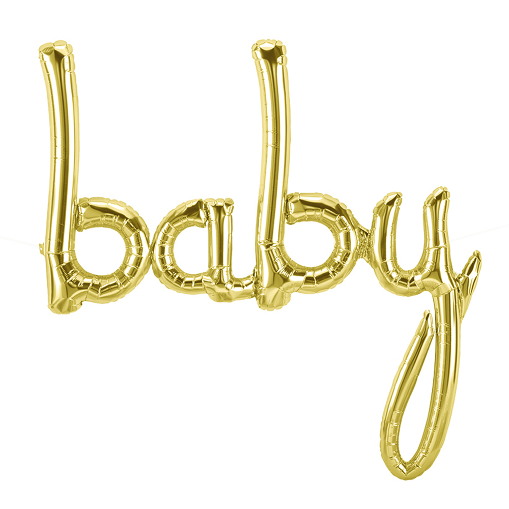 FOLYO BALON BABY İMZA ALTIN