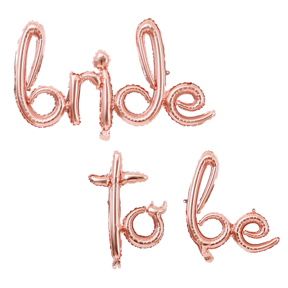 FOLYO BALON BRIDE TO BE ELYAZISI ROSE GOLD SET