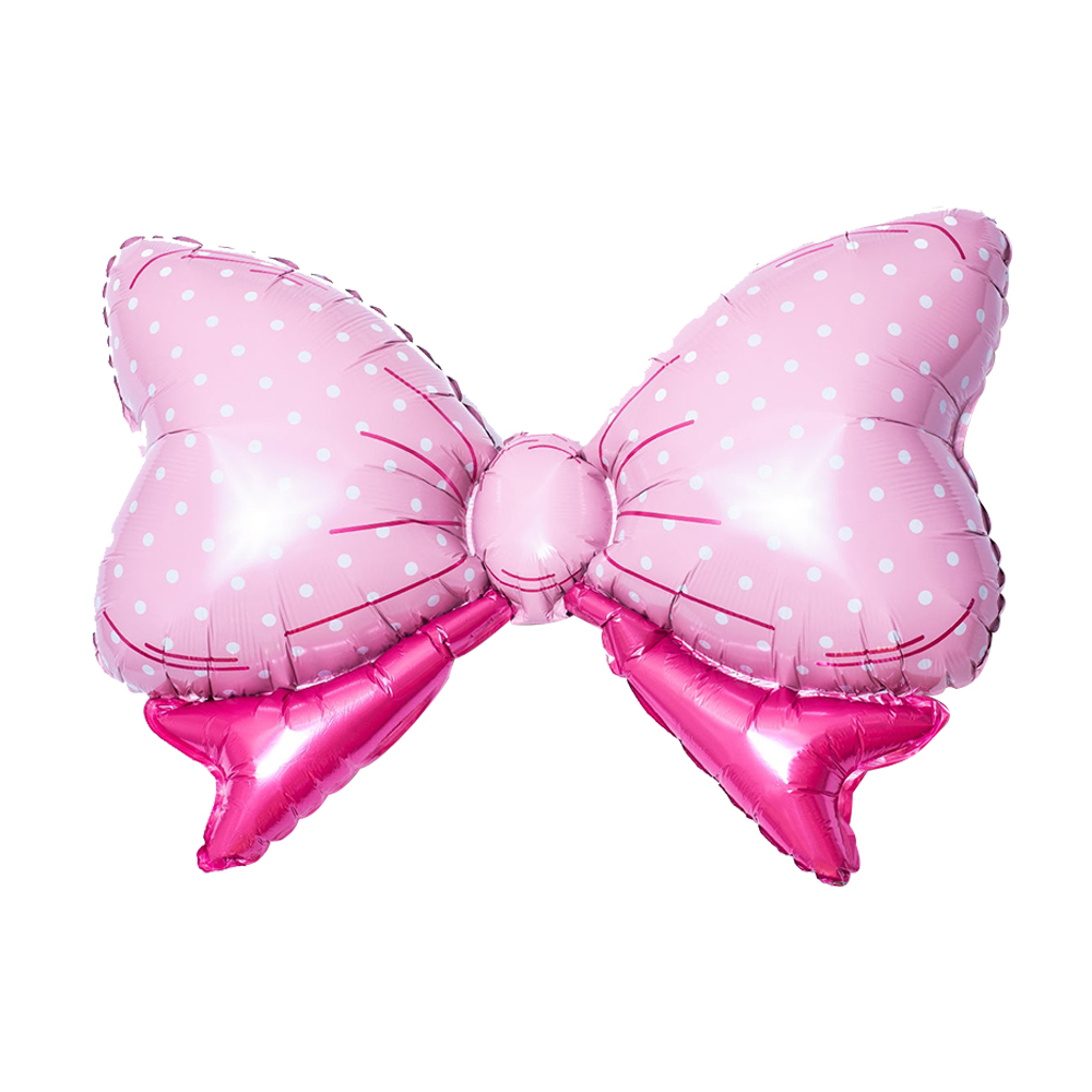 FOLYO BALON FİYONK PEMBE BOW TIE 36 İNÇ