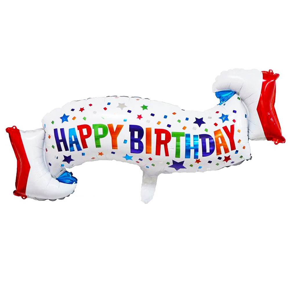 FOLYO BALON HAPPY BIRTHDAY RIBBON 40inç 