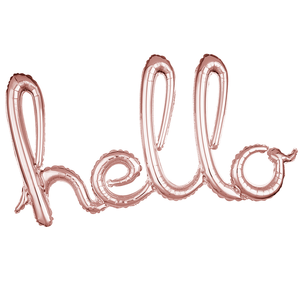 FOLYO BALON HELLO İMZA ROSE GOLD