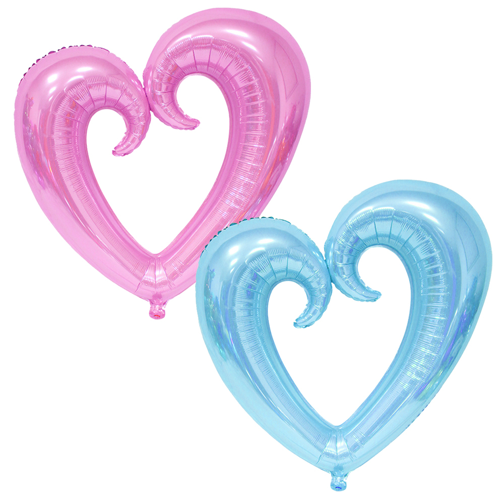 FOLYO BALON KALP İÇİBOŞ MAVİ-PEMBE 40 İNÇ