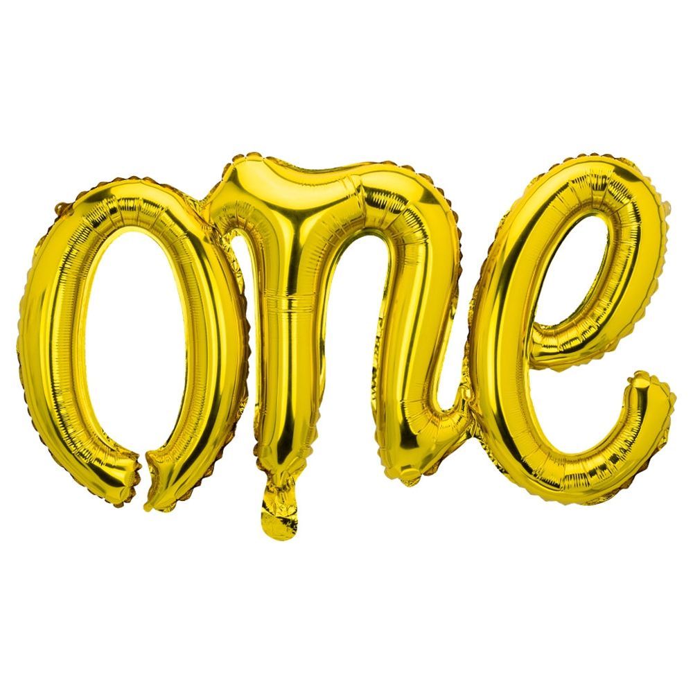 FOLYO BALON ONE İMZA  ALTIN 107-50 CM