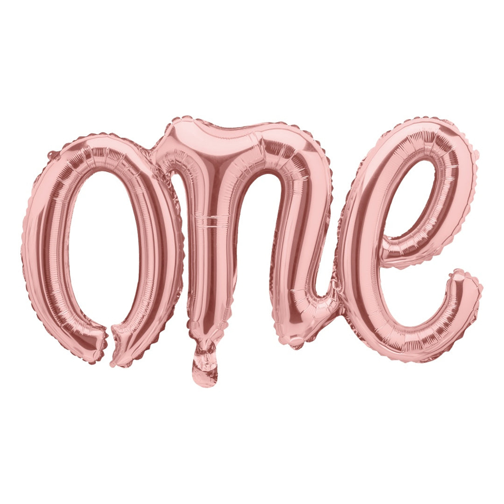 FOLYO BALON ONE İMZA  ROSE GOLD 107-50 CM