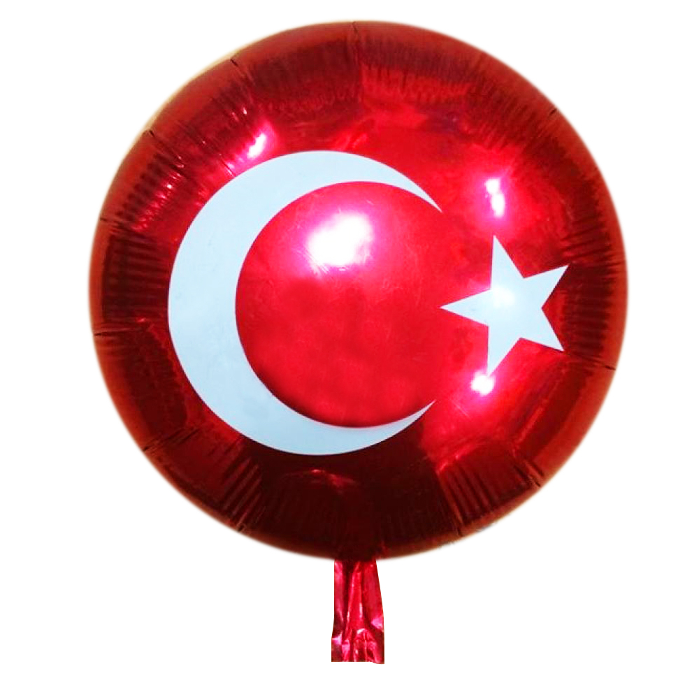 FOLYO BALON TÜRKİYE BAYRAKLI 18inç  