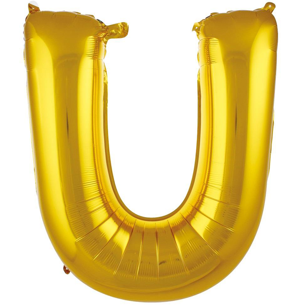 HARF FOLYO BALON 40 İNÇ ALTIN -U-
