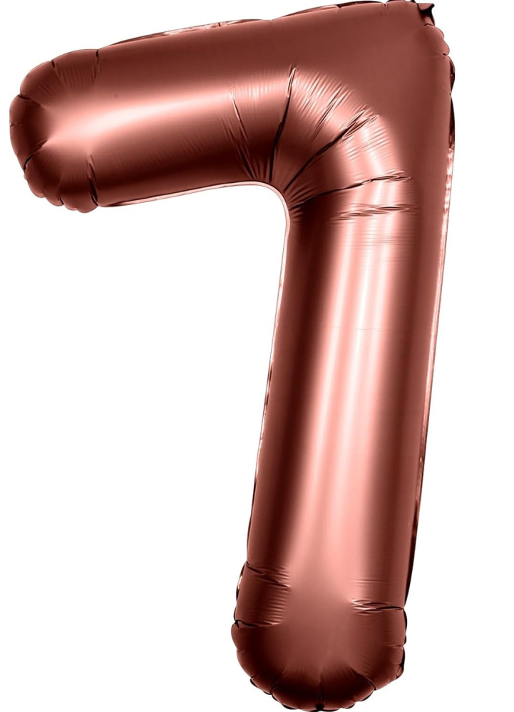 Rakam Folyo Balon 40inç. ÇİKOLATA 7