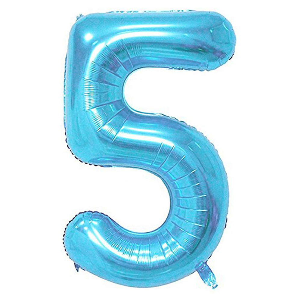 Rakam Folyo Balon 40inç. MAVİ -5-